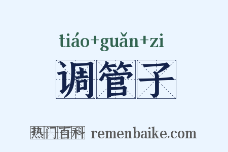 调管子是什么意思的图片